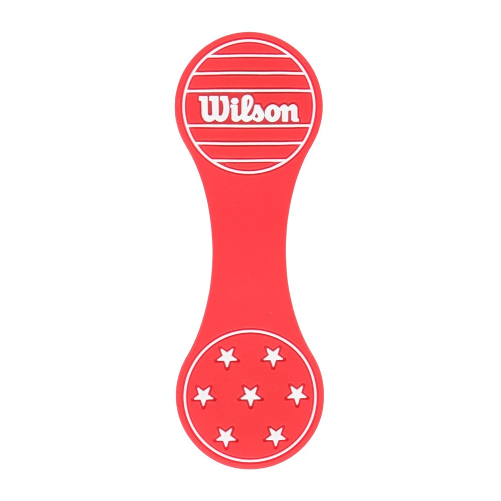 ウイルソンゴルフ（Wilson Golf）（メンズ、レディース）シリコンクリップマーカー WBCM-2418 RED
