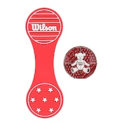 (メンズ、レディース)シリコンクリップマーカー WBCM-2418 RED
