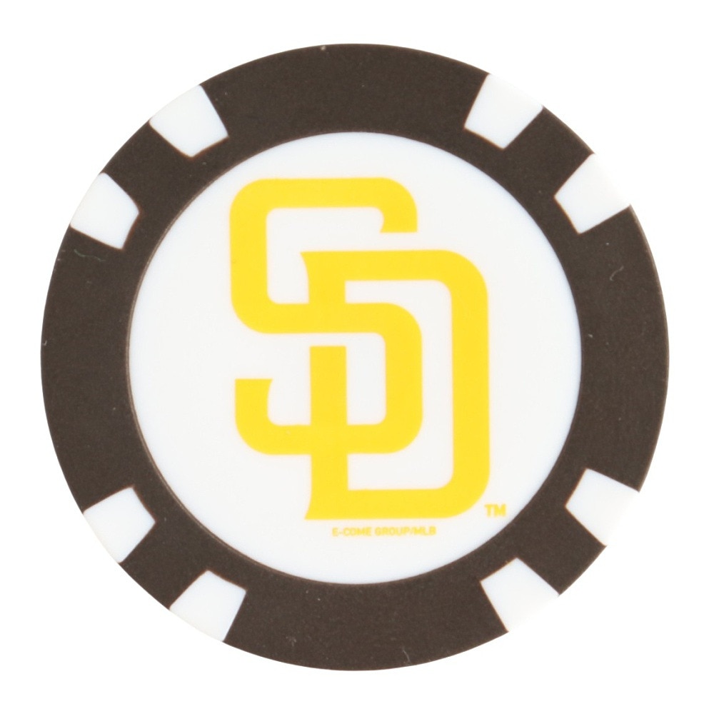 エムエルビー（MLB）（メンズ、レディース、キッズ）ゴルフ MLBマグネットマーカー サンディエゴ・パドレス SD-MGN01/BROWN