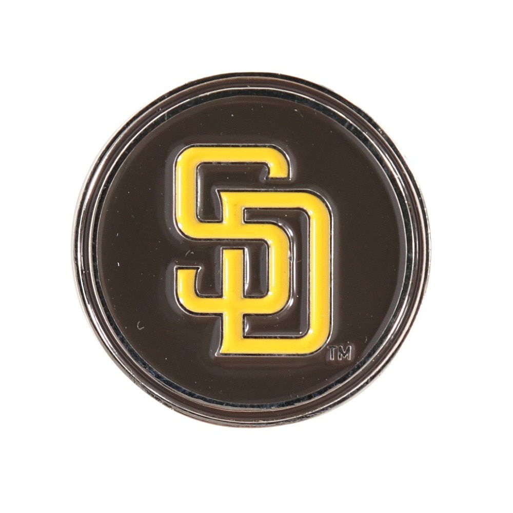 エムエルビー（MLB）（メンズ、レディース、キッズ）ゴルフ MLBマグネットマーカー サンディエゴ・パドレス SD-MGN01/BROWN