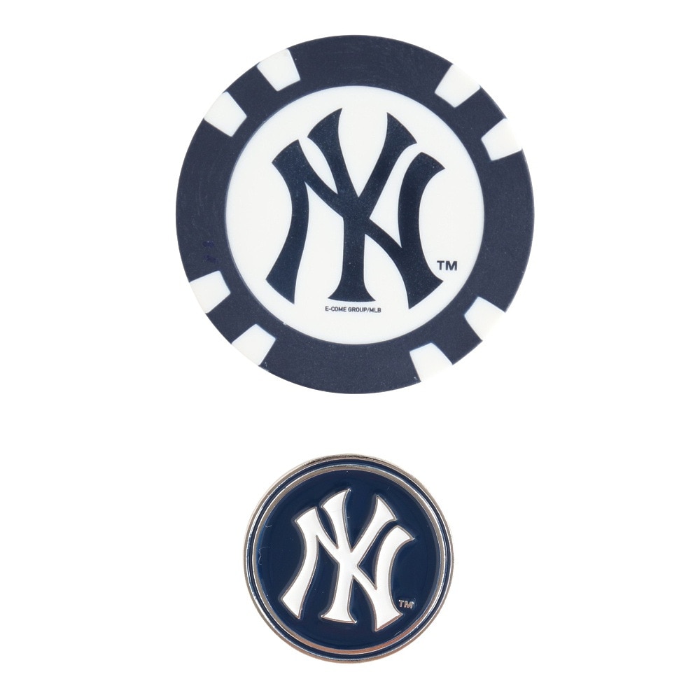 エムエルビー（MLB）（メンズ、レディース、キッズ）ゴルフ MLBマグネットマーカー ニューヨーク・ヤンキース YK-MGN01/NAVY