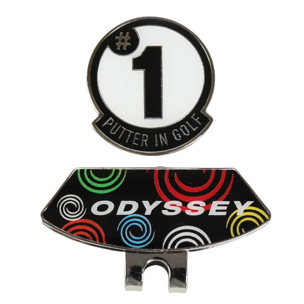 オデッセイ（ODYSSEY）（メンズ、レディース）ゴルフ ロゴ マーカー 5925211ODY BK