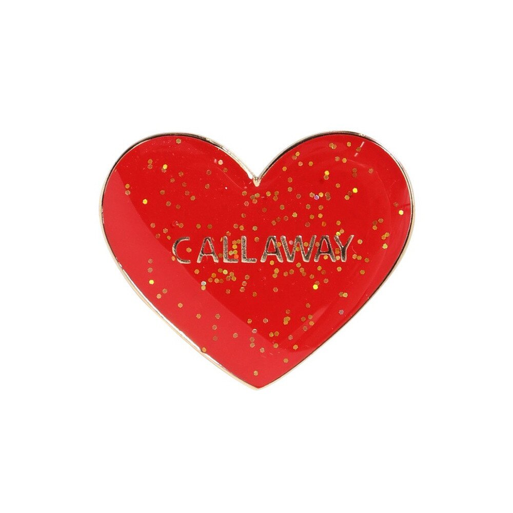 キャロウェイ（CALLAWAY）（メンズ、レディース、キッズ）ゴルフマーカー ラブキャロウェイ 25 5925203 RED