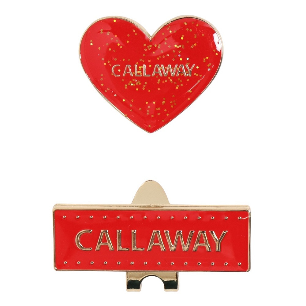 キャロウェイ（CALLAWAY）（メンズ、レディース、キッズ）ゴルフマーカー ラブキャロウェイ 25 5925203 RED