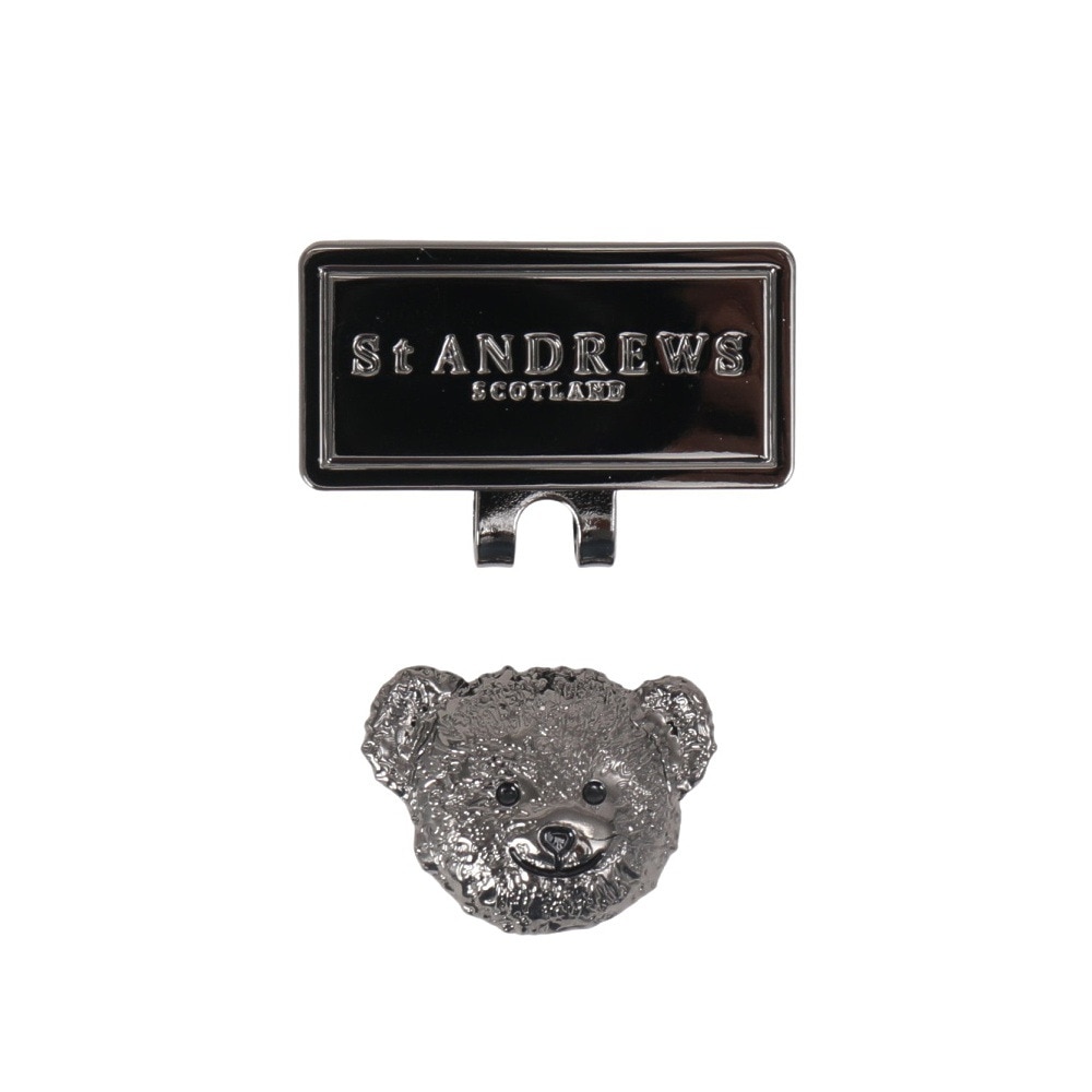 セントアンドリュース（ST.ANDREWS）（メンズ、レディース）ゴルフ テディベア フェイスマーカー 042-5984326-010