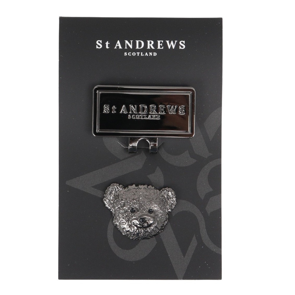 セントアンドリュース（ST.ANDREWS）（メンズ、レディース）ゴルフ テディベア フェイスマーカー 042-5984326-010