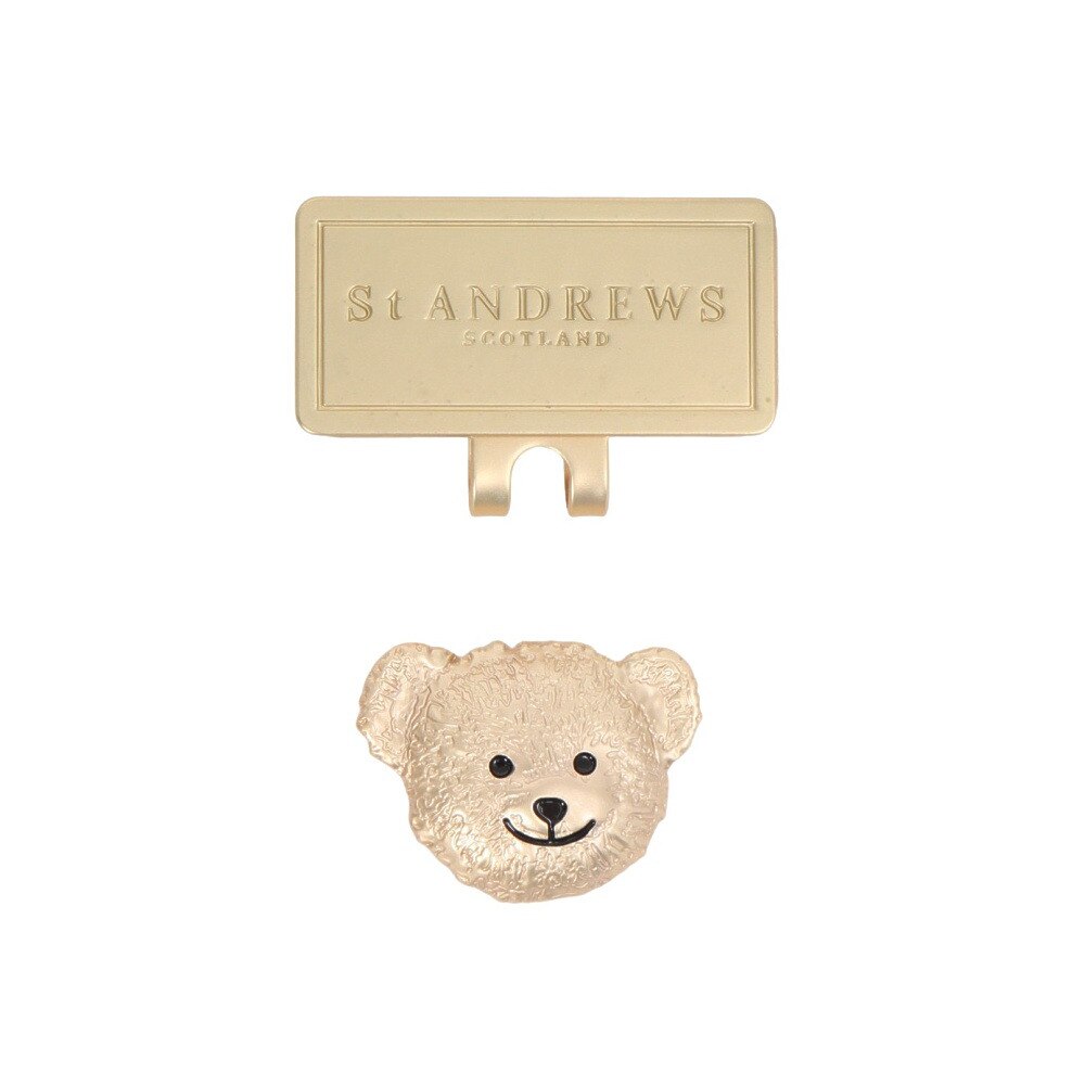 セントアンドリュース（ST.ANDREWS）（メンズ、レディース）ゴルフ テディベア フェイスマーカー 042-5984326-170