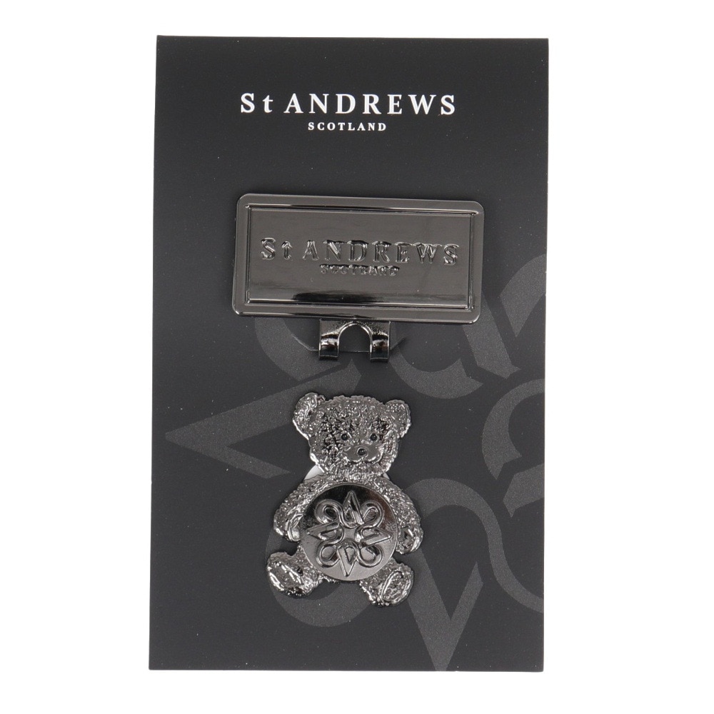 セントアンドリュース（ST.ANDREWS）（メンズ、レディース）ゴルフ テディベア クリップマーカー 042-5984327-010