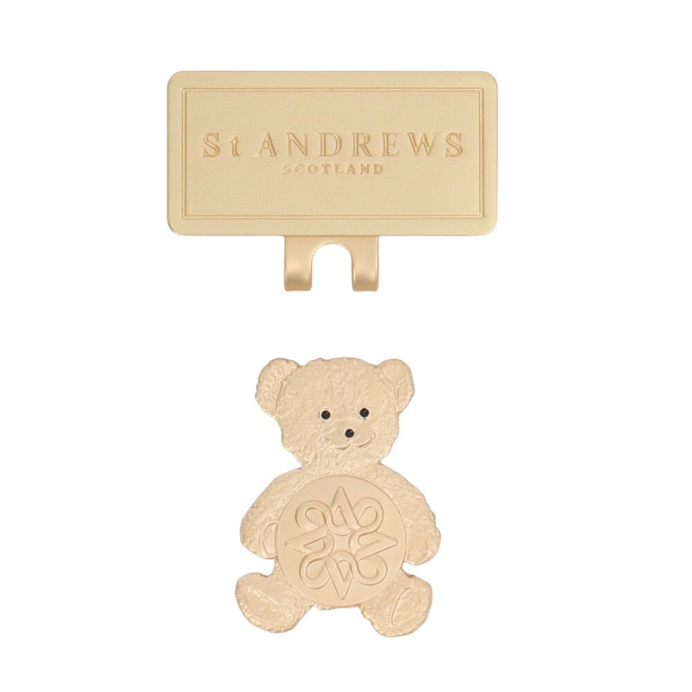 セントアンドリュース（ST.ANDREWS）（メンズ、レディース）ゴルフ テディベア クリップマーカー 042-5984327-170