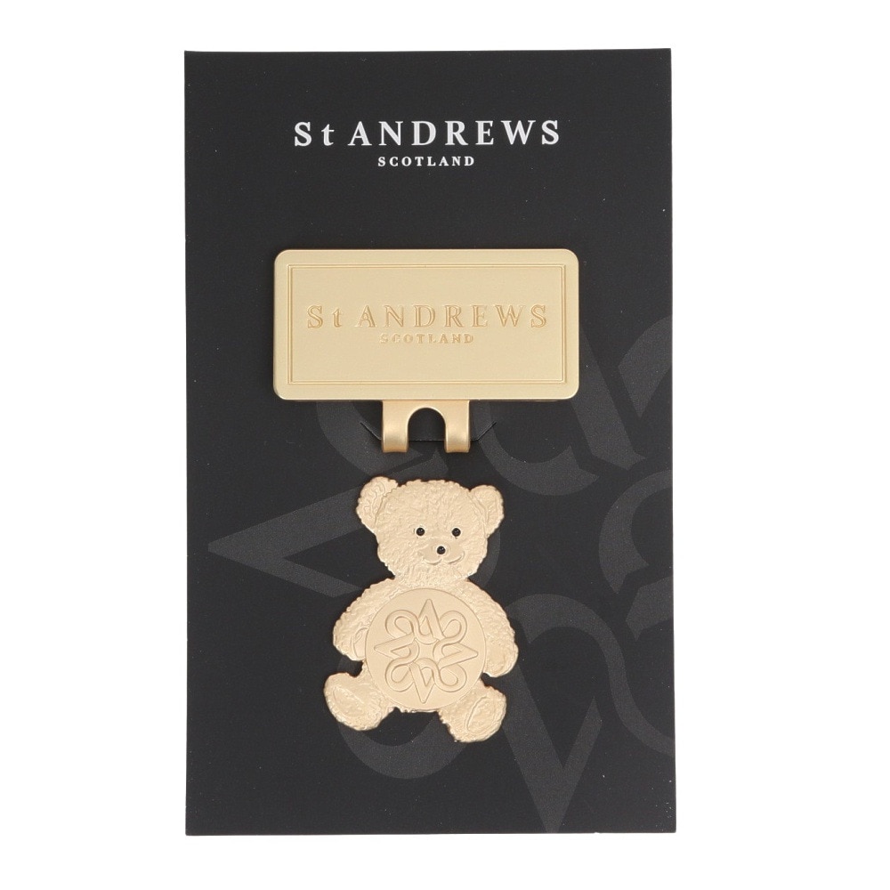 セントアンドリュース（ST.ANDREWS）（メンズ、レディース）ゴルフ テディベア クリップマーカー 042-5984327-170