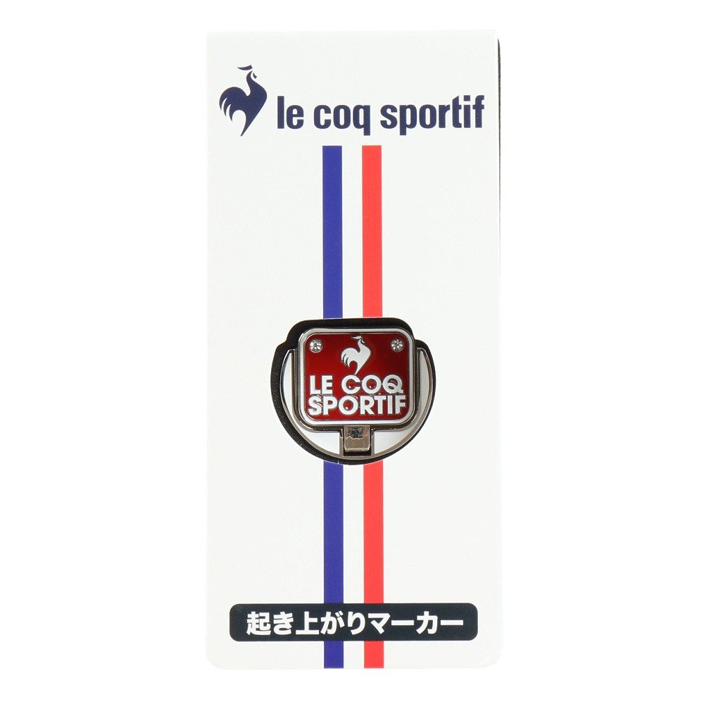 ルコックスポルティフ（lecoqsportif）（メンズ、レディース）ゴルフ フリップアップタイプ マーカー LG5FAZ63L RD00