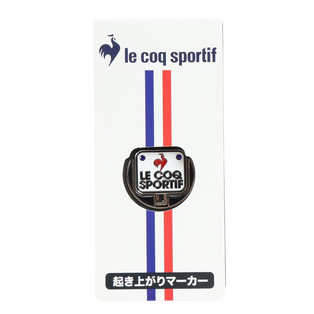 ルコックスポルティフ（lecoqsportif）（メンズ、レディース）ゴルフ フリップアップタイプ マーカー LG5FAZ63L WHNV
