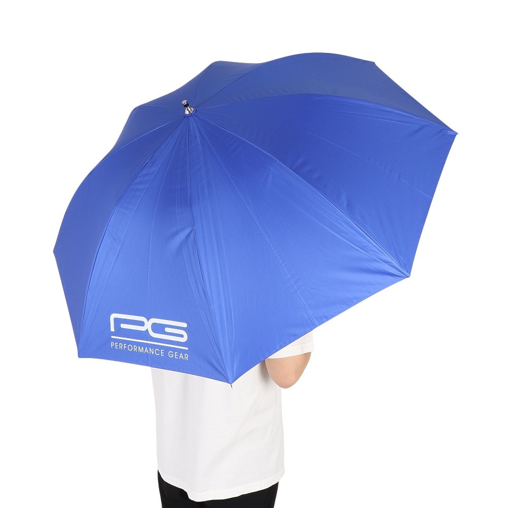 パフォーマンスギア（PG）（メンズ、レディース）ゴルフ 傘 日傘 晴雨 兼用アンブレラ パラソル UV PGBK0T3001 BLU