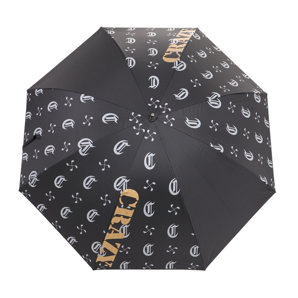 クレイジー（メンズ、レディース）ゴルフ 傘 日傘 晴雨兼用 アンブレラ BK