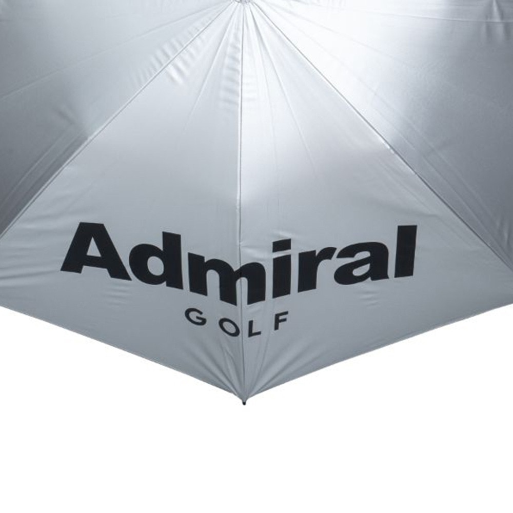 アドミラル ゴルフ（Admiral GOLF）（メンズ、レディース）ゴルフ 傘 日傘 晴雨兼用 アンブレラ ADMZ2BK2-SLV