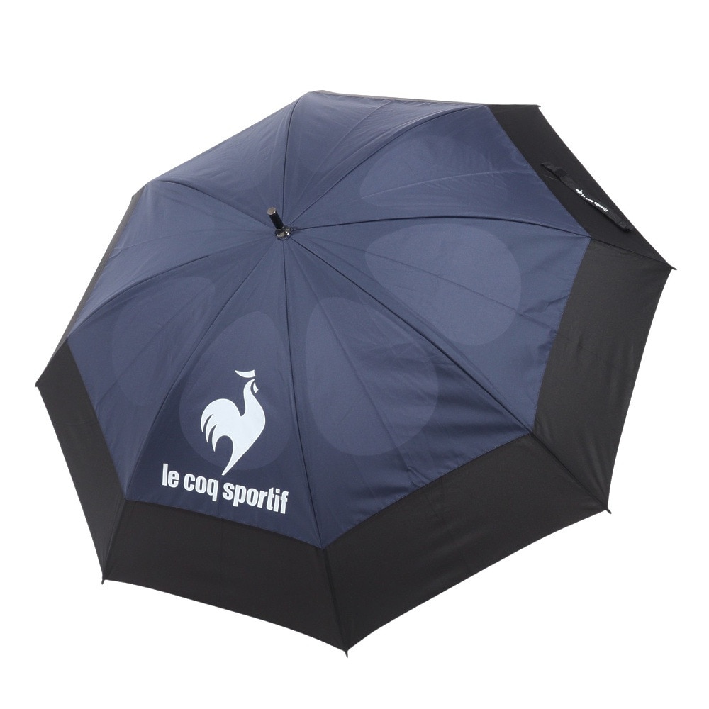 ルコックスポルティフ（lecoqsportif）（メンズ、レディース）ゴルフ 傘 エアロストリーム アンブレラ 日傘 QQBXJX06 NVBK