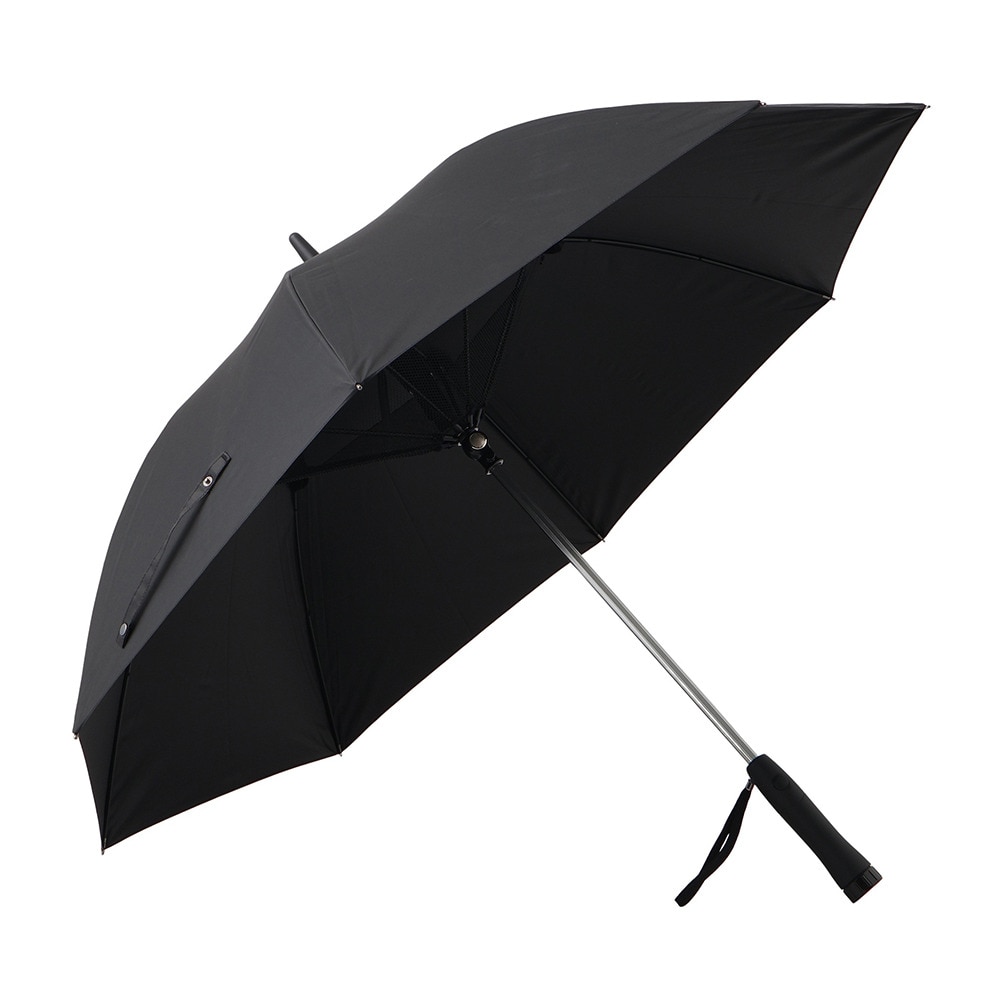 トミーアーマー（Tommy Armour）（メンズ、レディース）ファン付UVパラソル 60cm TABK25S300002 BLK
