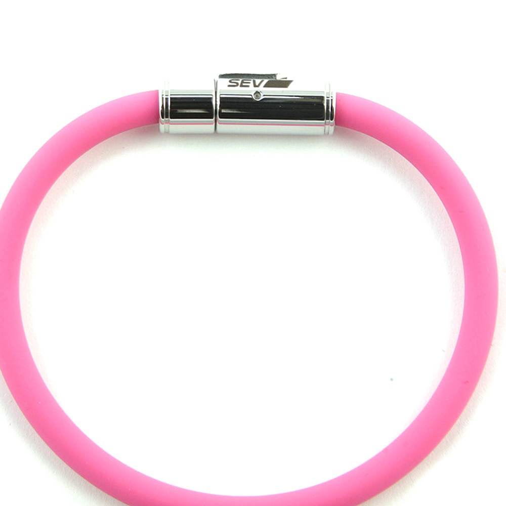 セブ（SEV）（メンズ、レディース）Looper Nブレスレット シャインピンク Y17CBMMI BK