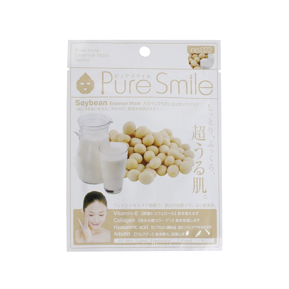 ピュアスマイル（PURE SMILE）（メンズ、レディース）エッセンスマスク 大豆イソフラボン 22