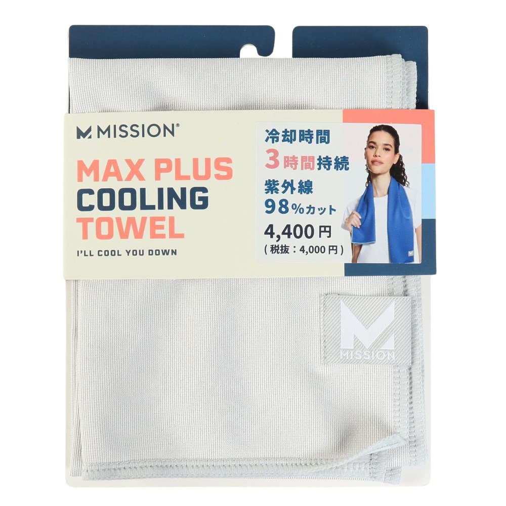 ミッション（MISSION）（メンズ、レディース、キッズ）マックスプラス クーリングタオル Glacier