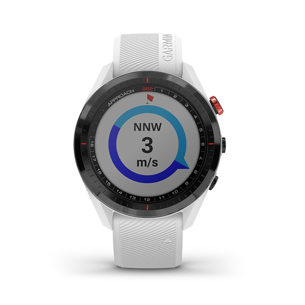 ガーミン（GARMIN）（メンズ、レディース）距離計 ゴルフ 時計アプローチS62 White 010-02200-21 距離測定器 腕時計 GPS ゴルフナビ