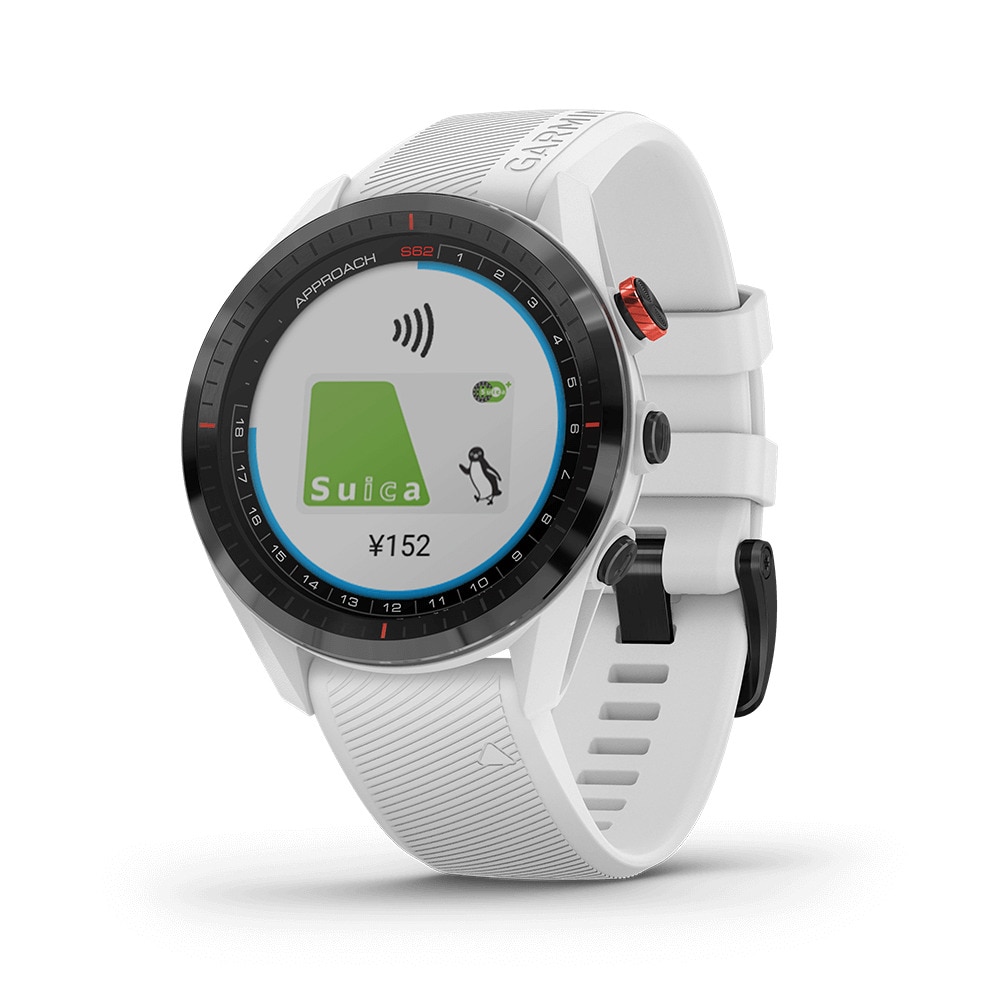 GARMIN 距離計 ゴルフ 時計アプローチS62 White 010-02200-21 距離測定器 腕時計 GPS ゴルフナビ ＦＦ 10 ゴルフの大画像