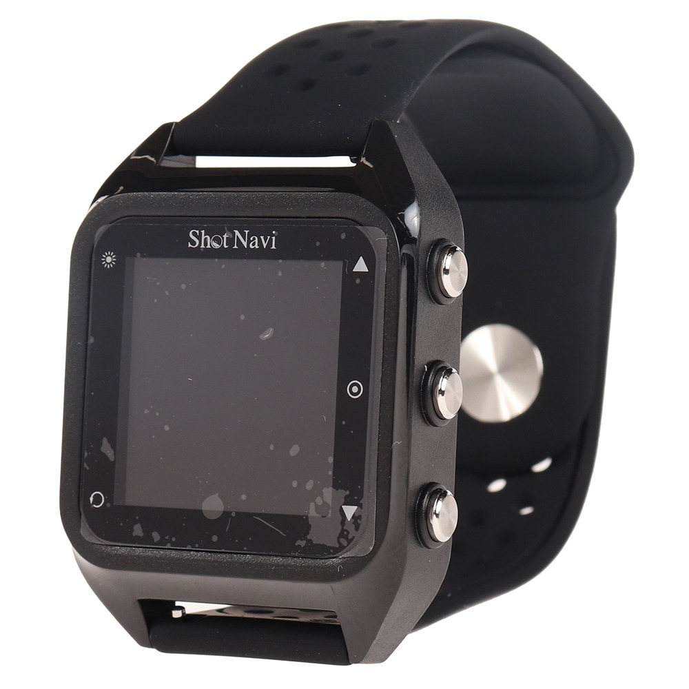 ショットナビ（Shot Navi）（メンズ、レディース）距離計 ゴルフ 時計ハグ ビヨンド ブラック 距離測定器 腕時計 GPS ゴルフナビ