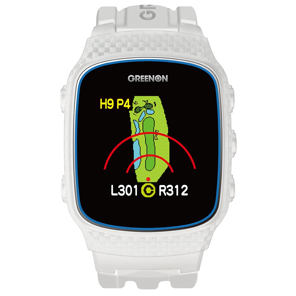 グリーンオン 距離計 ゴルフ 時計ザ・ゴルフウォッチ ノルム2 G018W 距離測定器 腕時計 GPS ゴルフナビ ＦＦ 10 アクセサリー