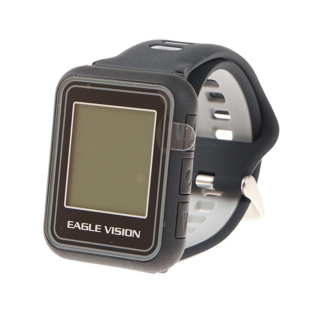 イーグルヴィジョン（EAGLE VISION）（メンズ、レディース）ゴルフ 距離計 イーグルビジョン EAGLE VISION ウォッチ5 EV-019 ブラック 距離測定器 腕時計 GPS ゴルフナビ