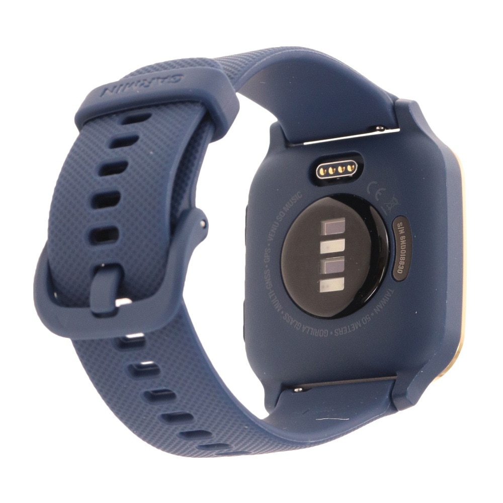 ガーミン（GARMIN）（メンズ、レディース）Venu Sq Music Navy/Light Gold 0100242672 ゴルフ用品はヴィクトリアゴルフ