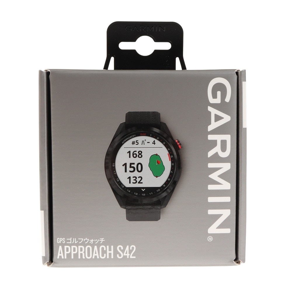 ガーミン（GARMIN）（メンズ、レディース）距離計 ゴルフ 時計アプローチS42 010-02572-20 距離測定器 腕時計 GPS  ゴルフナビ