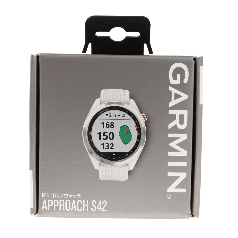 ガーミン（GARMIN）（メンズ、レディース）距離計 ゴルフ 時計アプローチS42 010-02572-21 距離測定器 腕時計 GPS ゴルフナビ