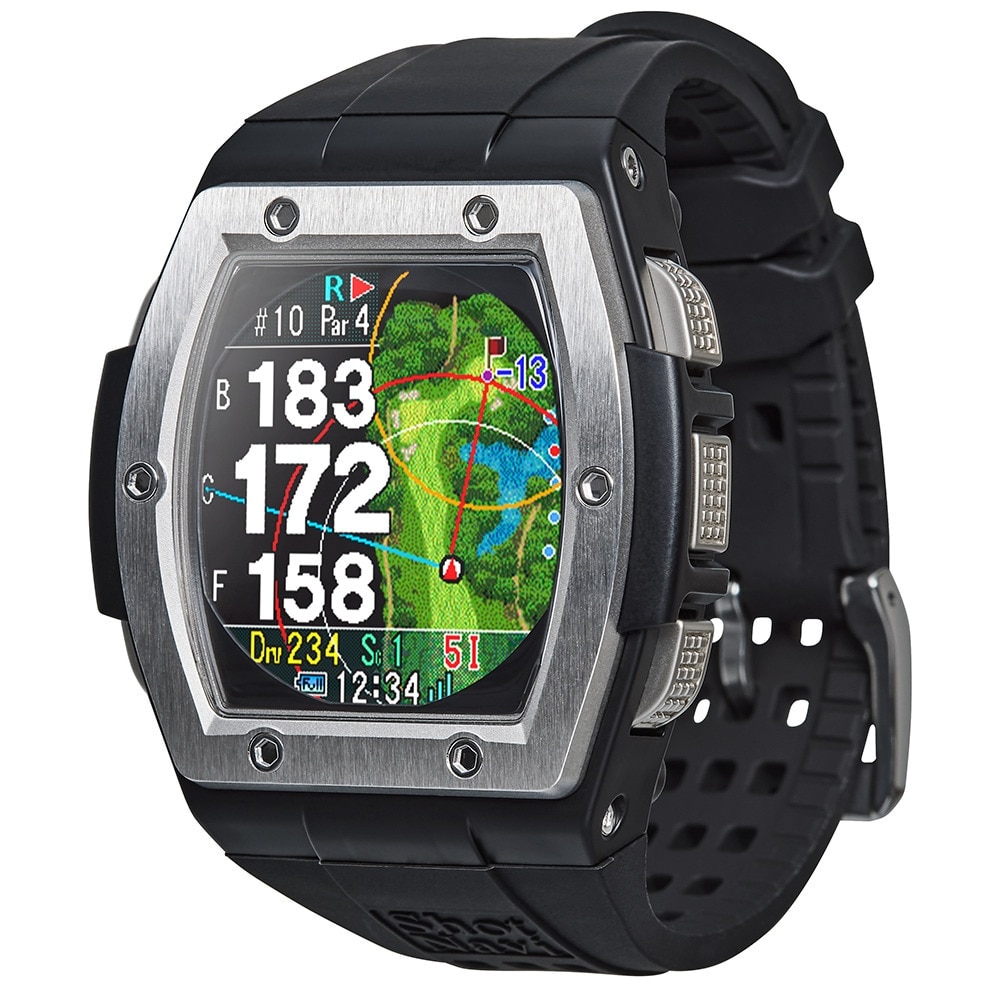 ショットナビ 距離計 ゴルフ 時計クレスト シルバー Crest S　Crest SV 距離測定器 腕時計 GPS ゴルフナビ ＦＦ 2 アクセサリー