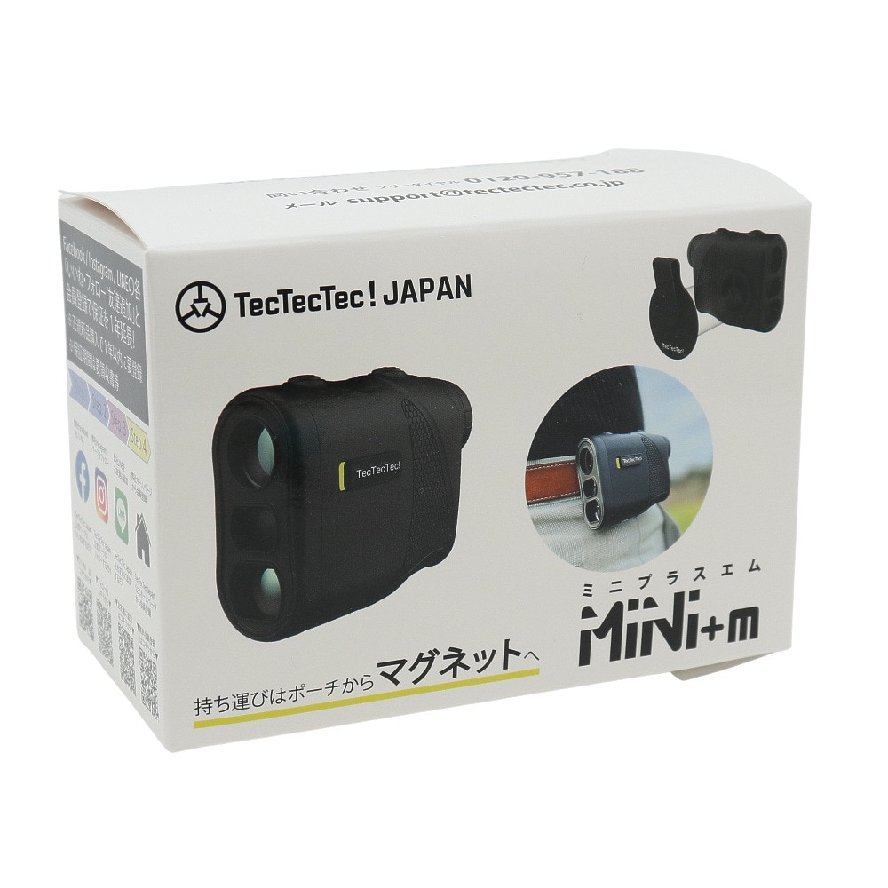 テックテックテック（TECHXCEL）（メンズ、レディース）ゴルフ 距離計測器 Tectec mini+m ブラック