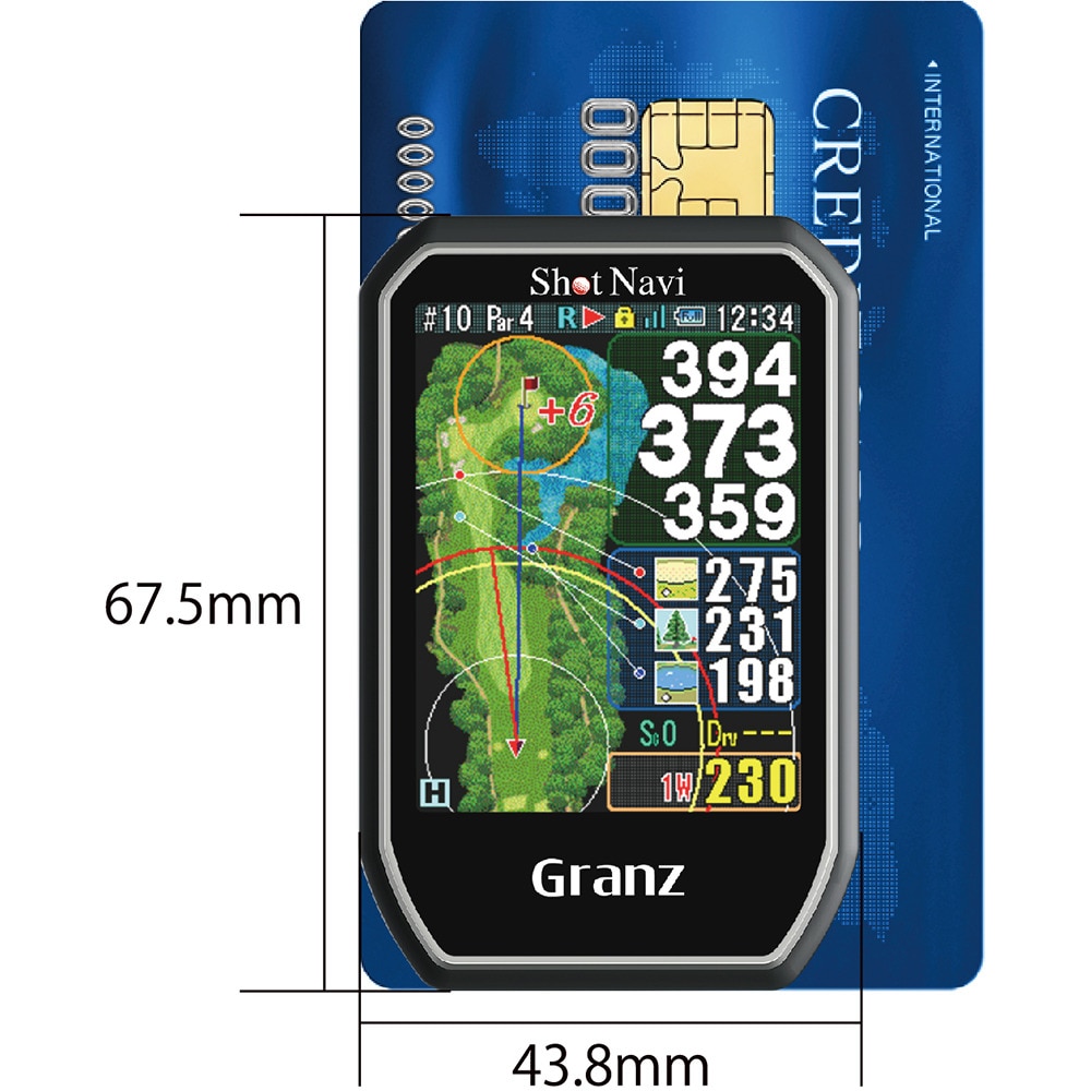 ショットナビ（Shot Navi）（メンズ、レディース）ゴルフ距離測定器 