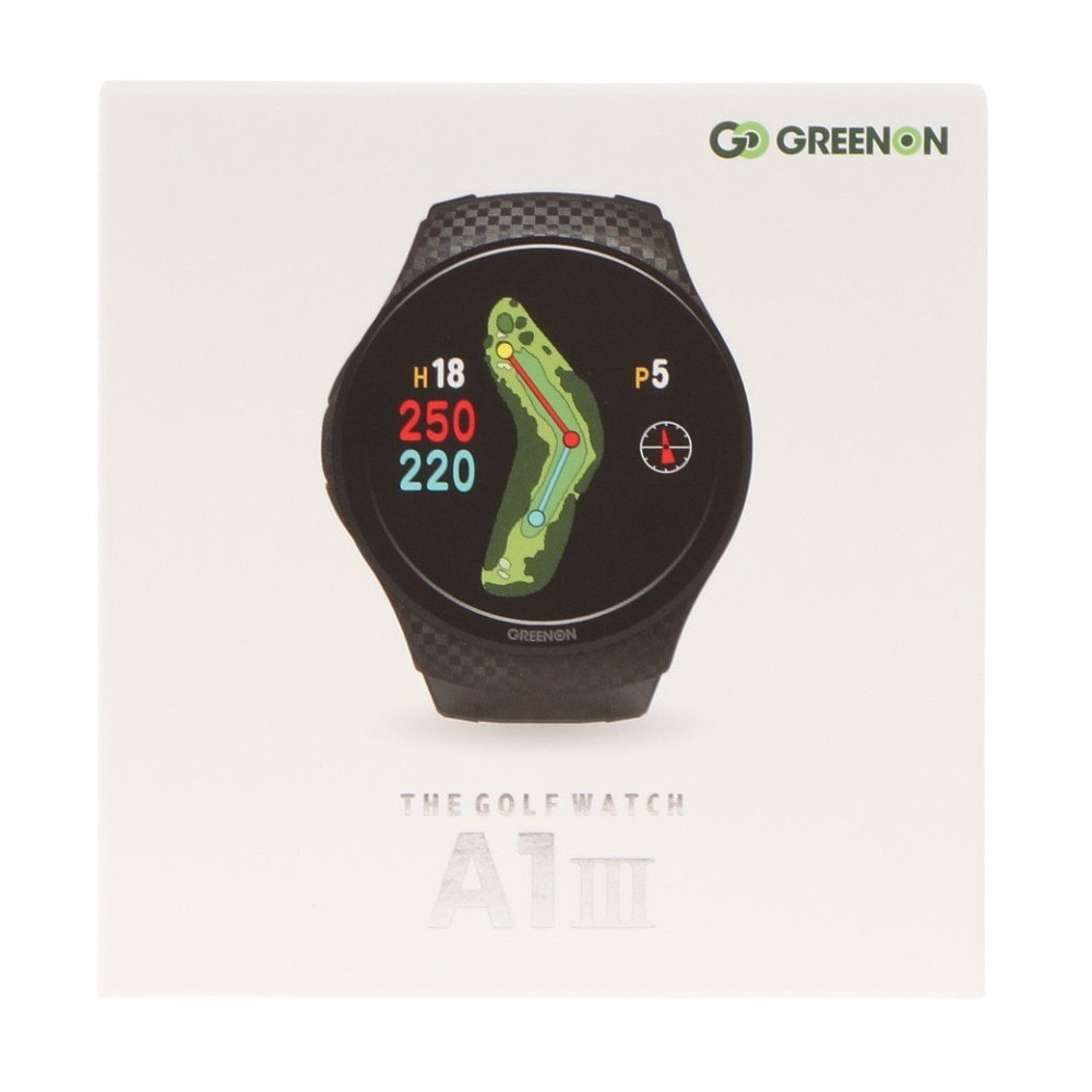 グリーンオン（GREENON）（メンズ）ゴルフ 距離計 THE GOLF WATCH A1III G019 ザ・ゴルフウォッチA1-3 GPS 腕時計