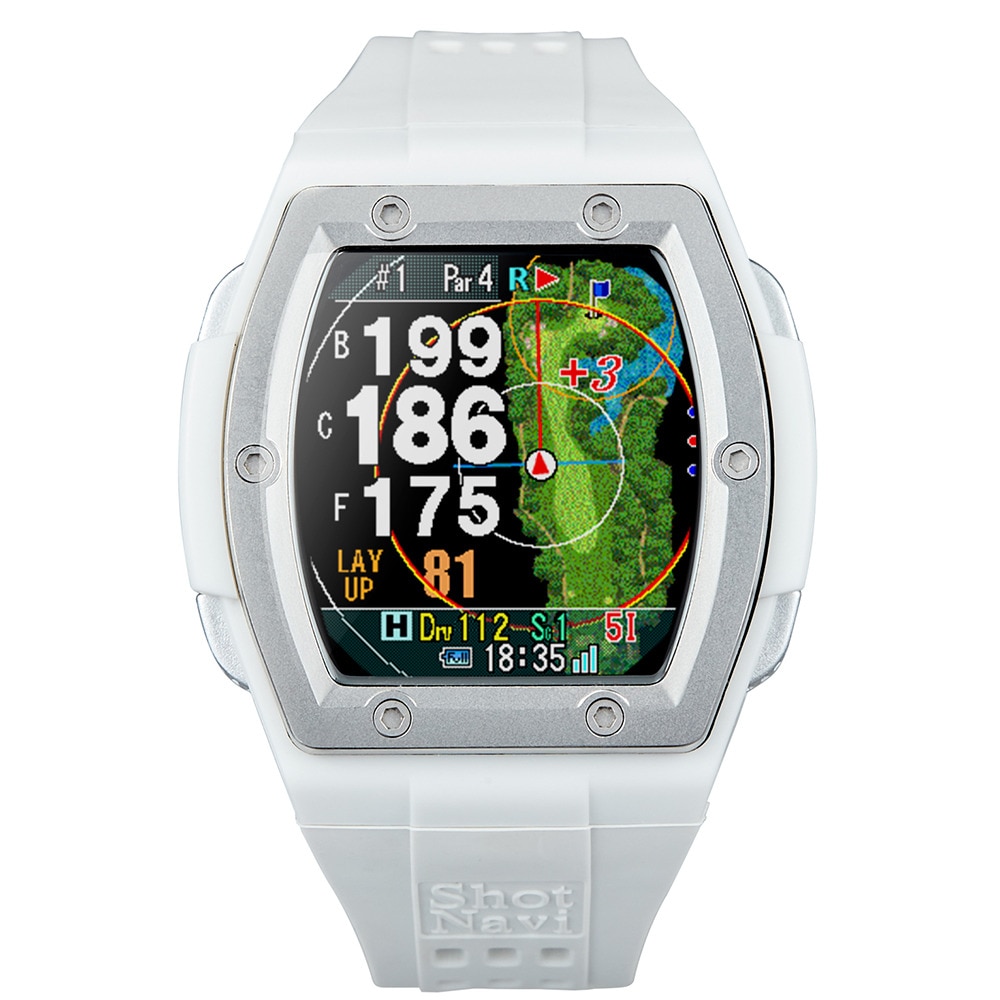 Amazon | Shot Navi Crest(ショットナビ) ブラック×シルバー GPS