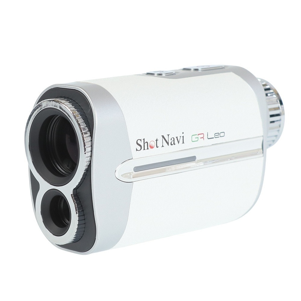 ショットナビ（Shot Navi）（メンズ、レディース）ゴルフ 距離計 距離測定器 ボイスレーザー GRレオ Voice Laser GR Leo ホワイト