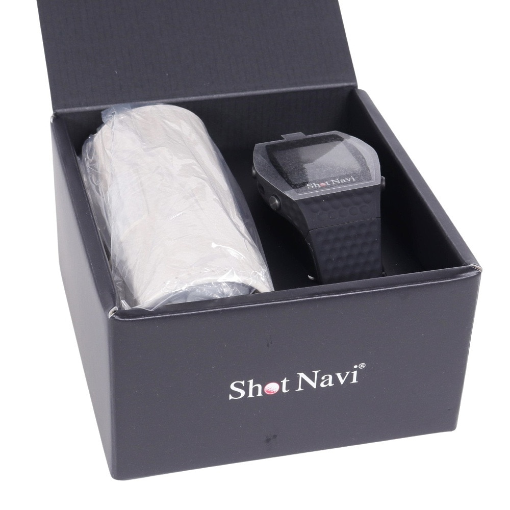ショットナビ（Shot Navi）（メンズ、レディース）ゴルフ レーザー距離計 GPSゴルフナビ セット INFINITY nano GR ブラック