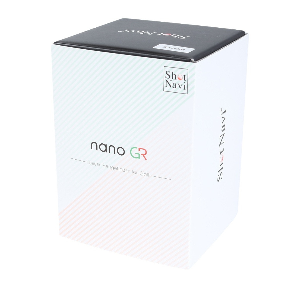 ショットナビ（Shot Navi）（メンズ、レディース）ゴルフ距離測定器 Laser Sniper nano GR ホワイト