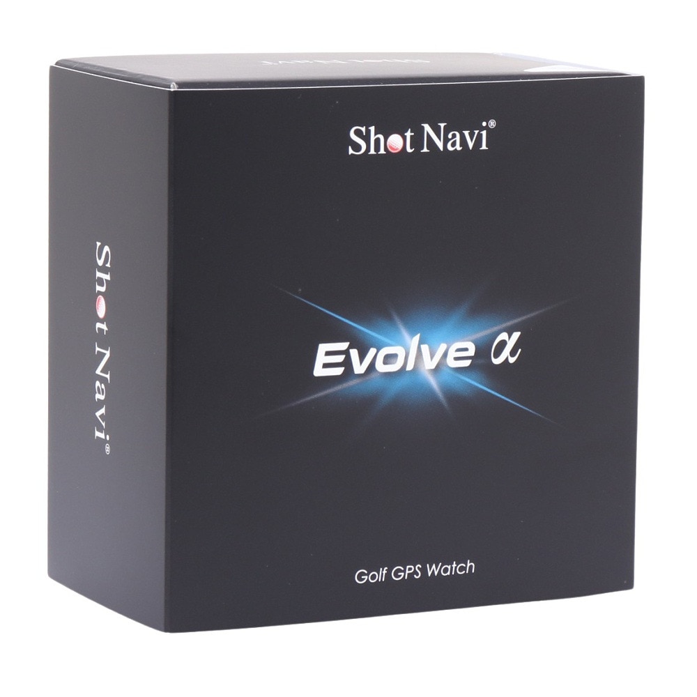 ショットナビ（Shot Navi）（メンズ、レディース）ゴルフ 距離計 防水 Evolve アルファ ホワイト
