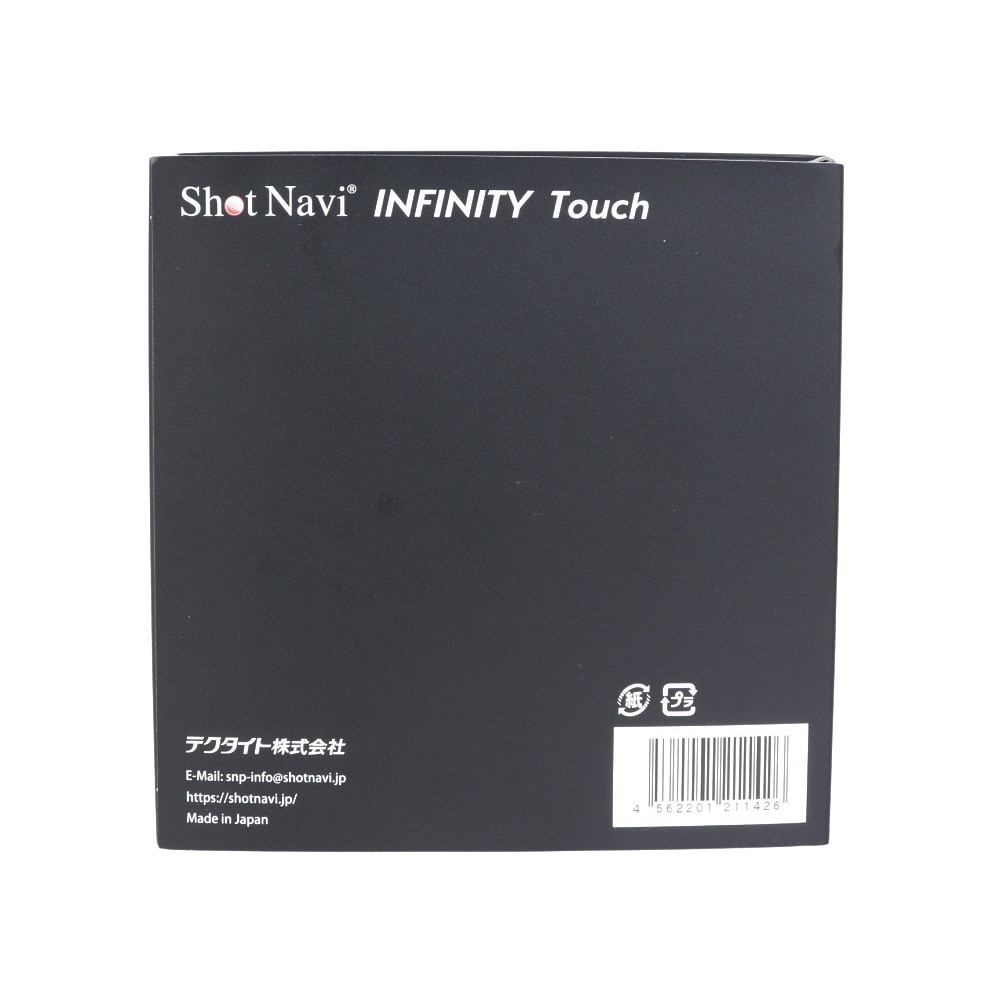 ショットナビ（Shot Navi）（メンズ、レディース）ゴルフ 距離計 GPSナビ INFINITY Touch ブラック