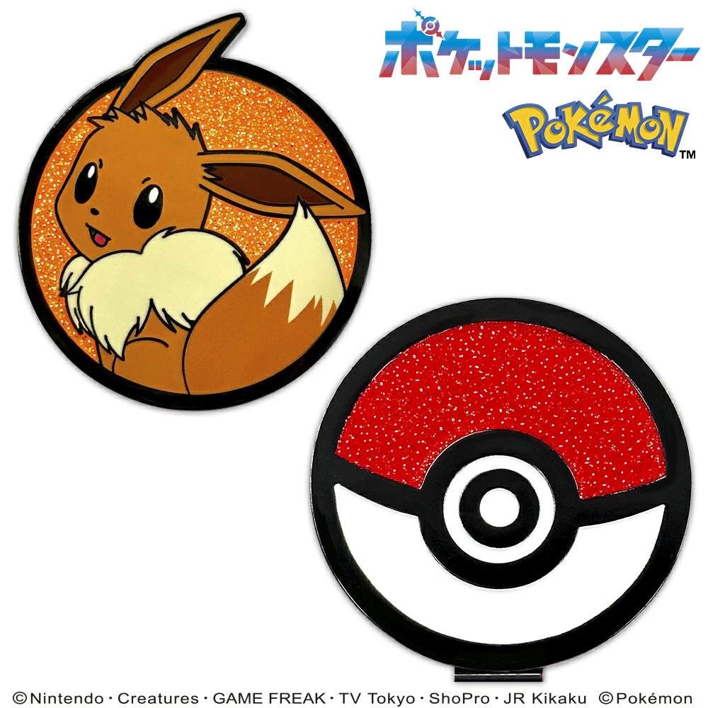 ホクシン（Hokushin）（メンズ、レディース）ポケットモンスター ゴルフマーカー BIGサイズ イーブイ PMM4 PMCLMK イーブイ