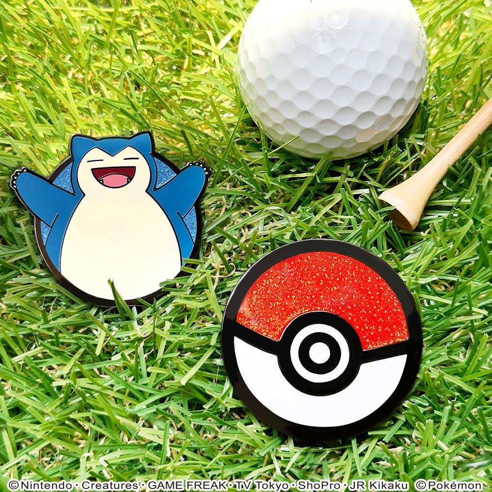 ホクシン（Hokushin）（メンズ、レディース）ポケットモンスター ゴルフマーカー カビゴン BIGサイズ PMM6 PMCLMK カビゴン