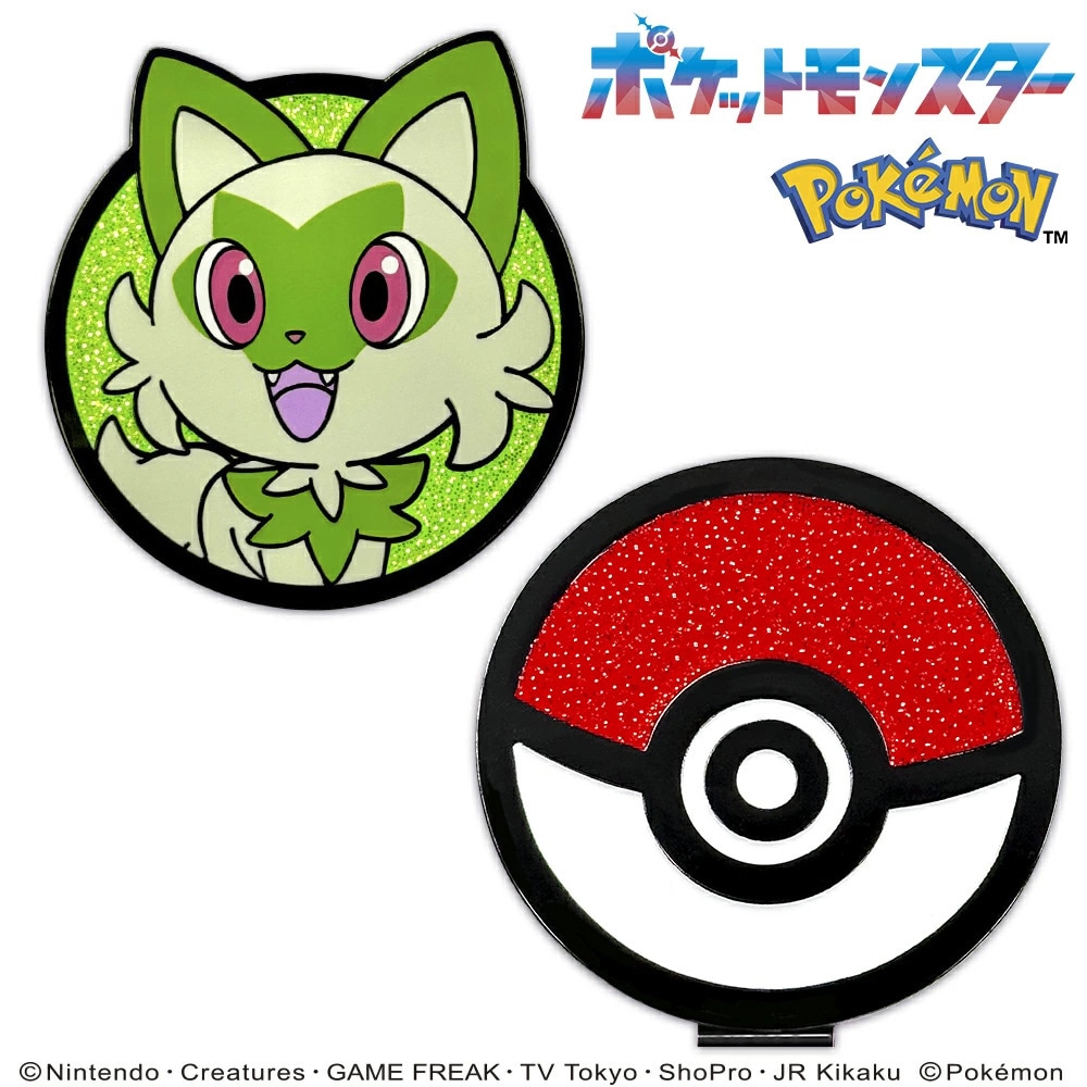 ホクシン（Hokushin）（メンズ、レディース）ポケットモンスター ゴルフマーカー BIGサイズ ニャオハ PMM7 PMCLMK ニャオハ