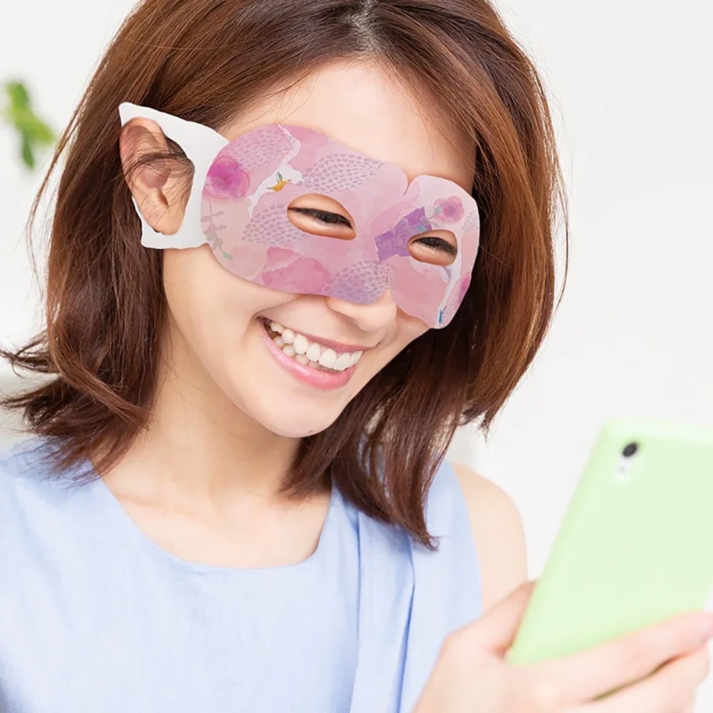 ほんやら堂（メンズ、レディース）ながら温アイマスク フラワーの香り 3枚入 4991936385094