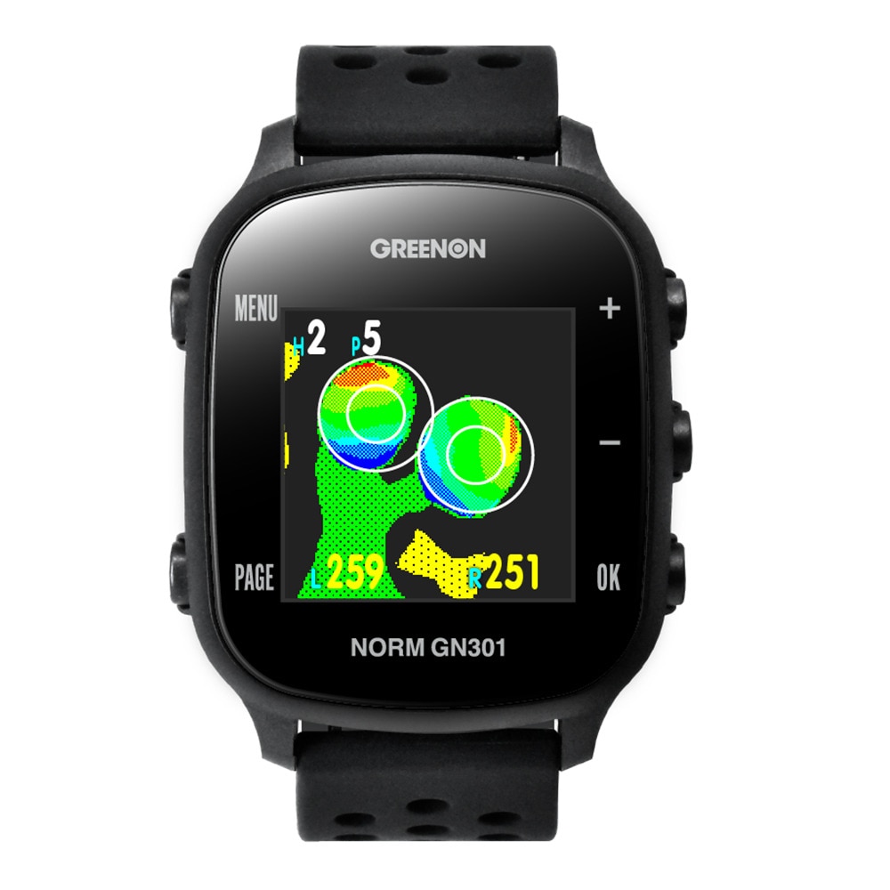 グリーンオン（GREENON）（メンズ、レディース）ザ・ゴルフウォッチ　ノルム THE GOLF WATCH NORM GN301