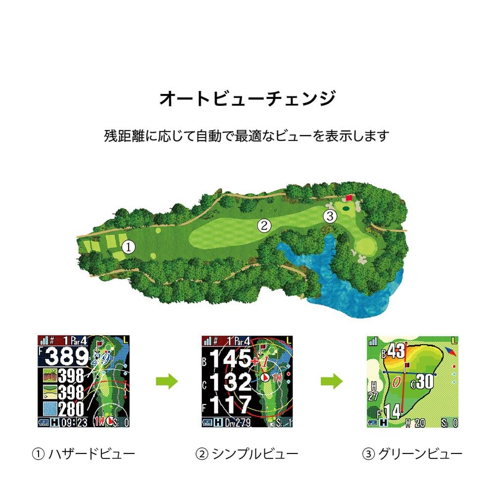 ショットナビ（Shot Navi）（メンズ、レディース）スマートウオッチ Beyond Lite Plus B