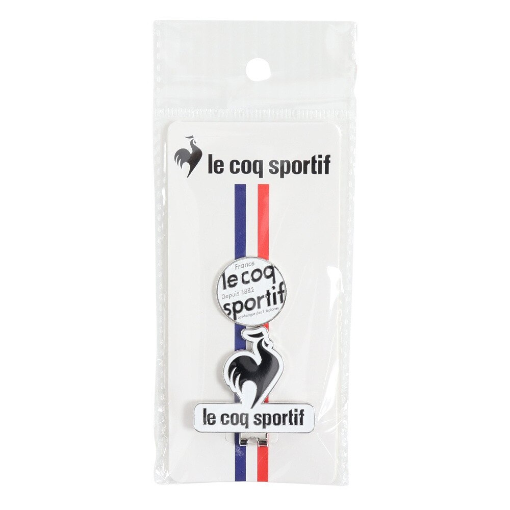 ルコックスポルティフ（lecoqsportif）（メンズ、レディース）ゴルフ クリップマーカー LG5SAZ60M WHBK