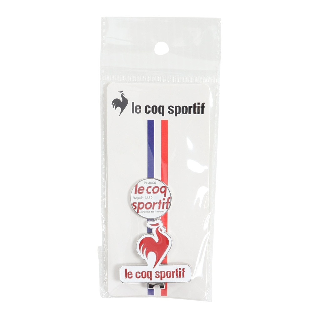 ルコックスポルティフ（lecoqsportif）（メンズ、レディース）ゴルフ クリップマーカー LG5SAZ60M WHRD